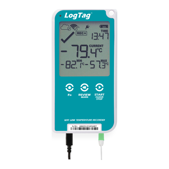 LogTag Recorders UTREL30-WiFi Product User Manual