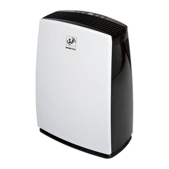 Soler & Palau DHUM-E Series Installation Manual. Instructions For Use