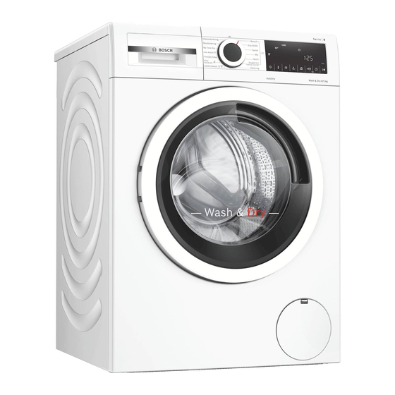 Bosch WNA134L0SN Instruction Manual And Installation Instructions