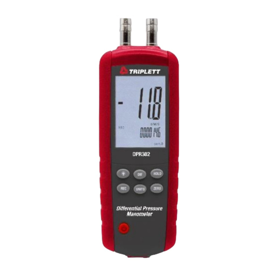 Triplett DPR302 User Manual