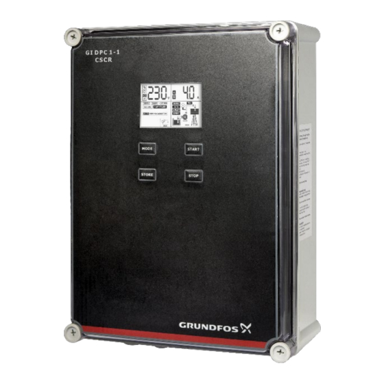 Grundfos DPC 1-1 CSCR Installation & Operating Instruction