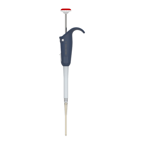 Gilson microman E User Manual