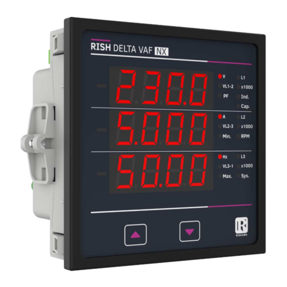 Rish DELTA VAF NX Operating Manual