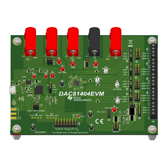 Texas Instruments DAC81404EVM User Manual