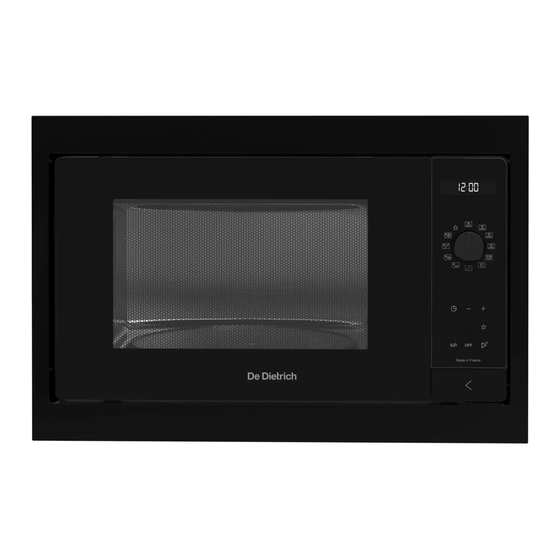 DeDietrich DME4310B Manual