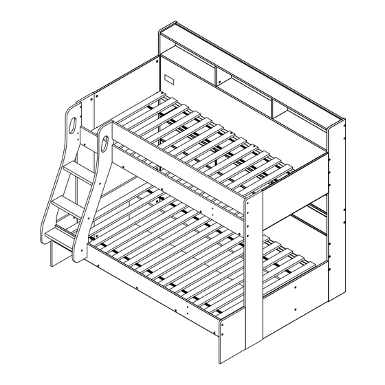 Happy Beds OLIVER TRIPLE BED Assembly Instructions Manual