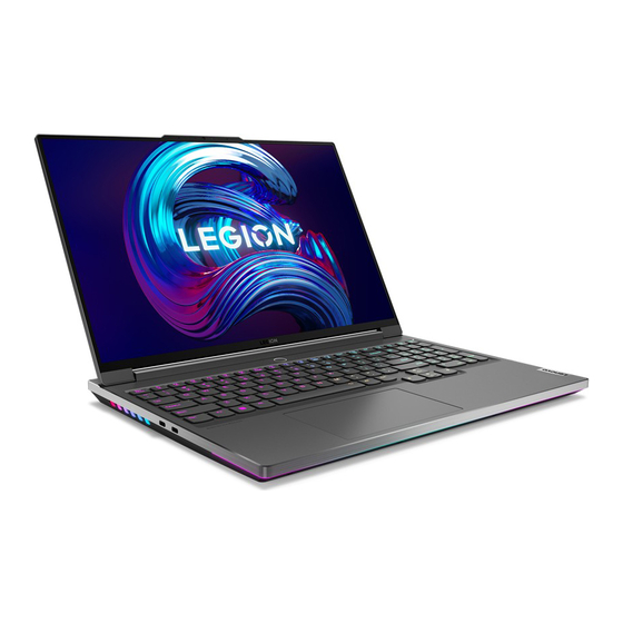 Lenovo Legion 7 16IAX7 Manual