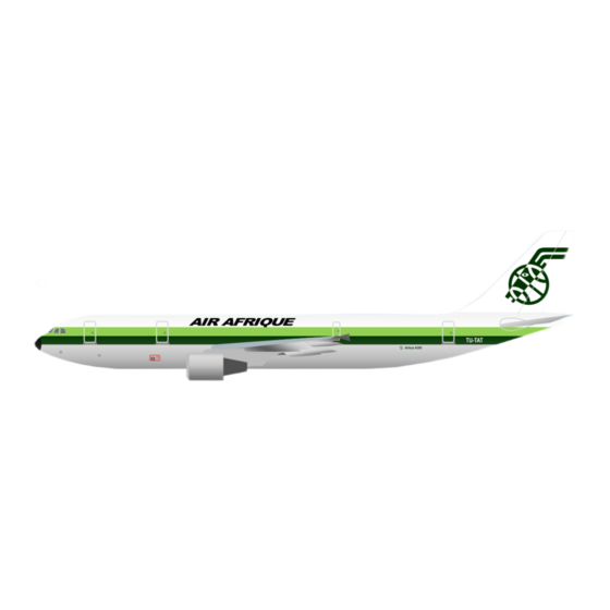 Airigami Paper Avion Airbus A300-600 Manual