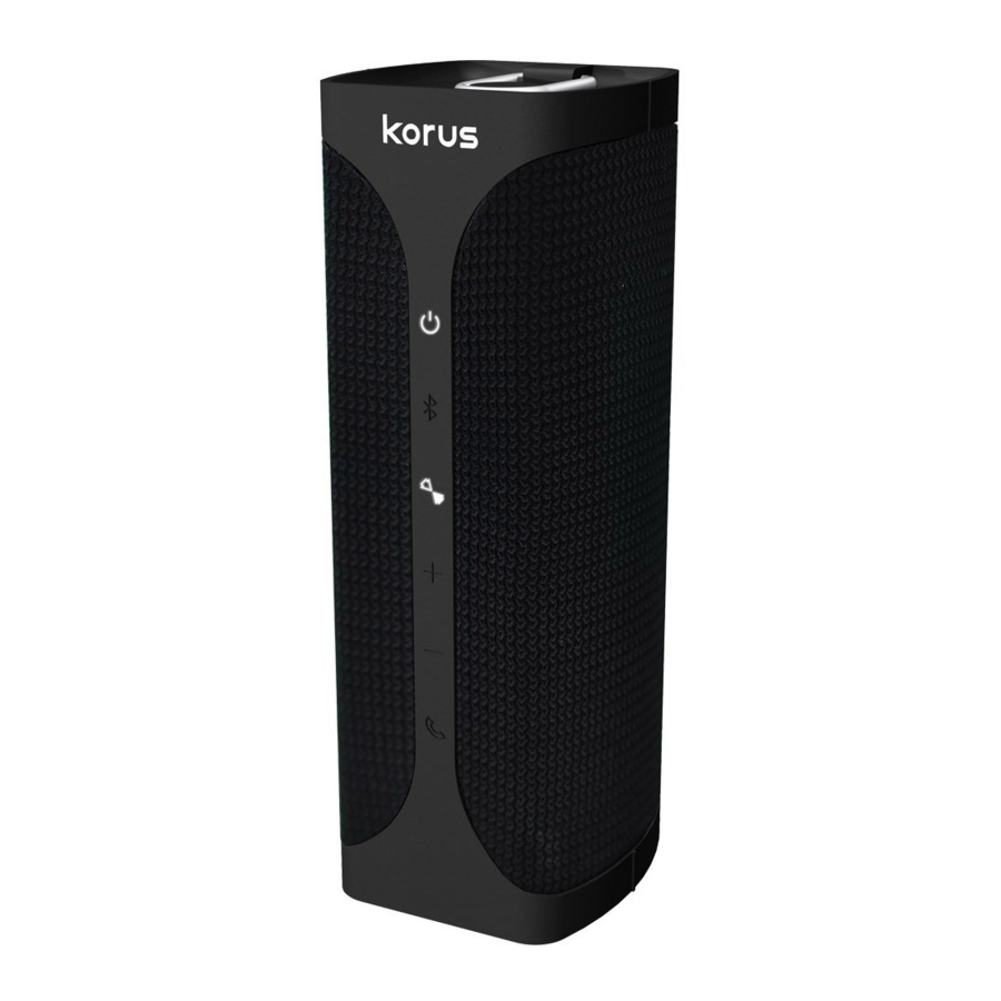 Korus M20 - Wireless Speaker Manual
