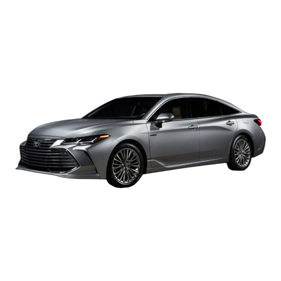 Toyota AVALON HYBRID 2019 Manual