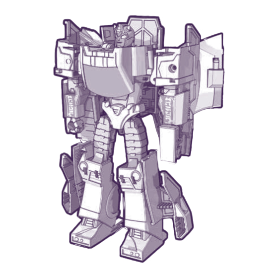 Hasbro TRANSFORMERS CYBERVERSE BUMBLEBEE STING SHOT Manual