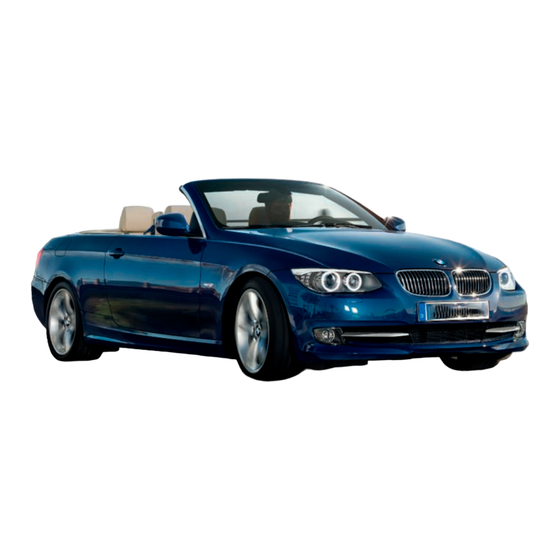 BMW 318I CONVERTIBLE - BROCHURE 2010 Brochure