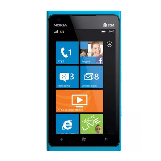 Nokia 900 User Manual