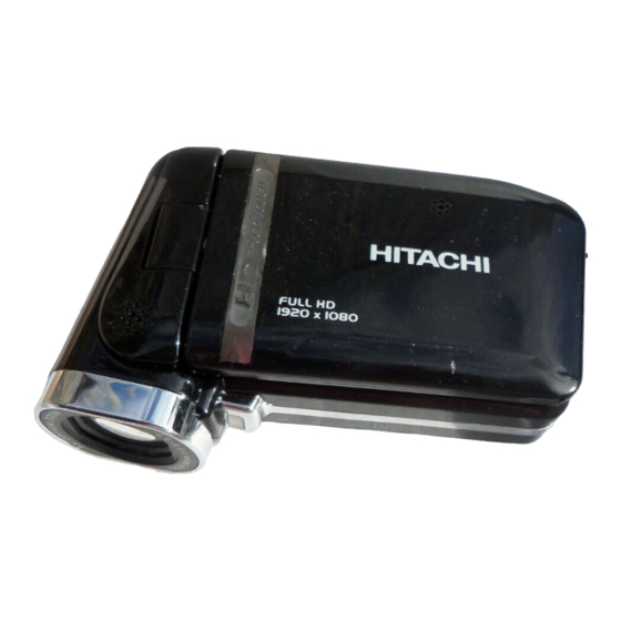 Hitachi DZ-HV575E Manuals