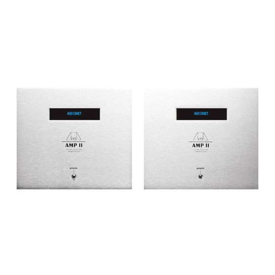 Audionet AMP II MAX Owner's Manual