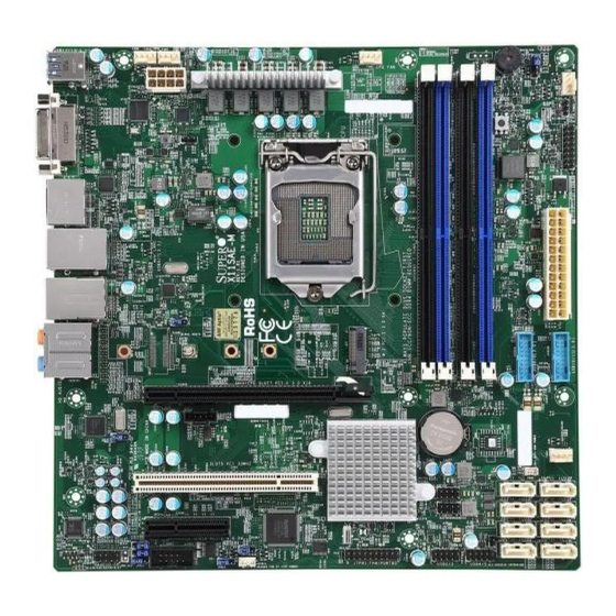 Supero X11SAE Manuals