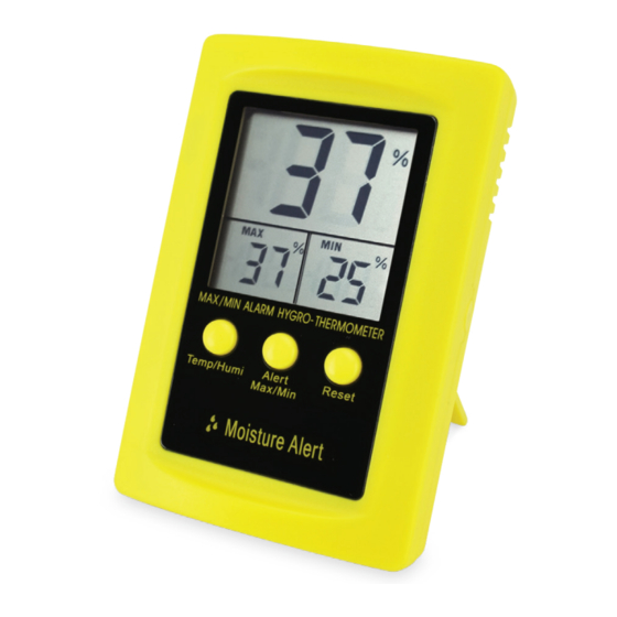 ETI MOISTURE ALERT Operating Instructions