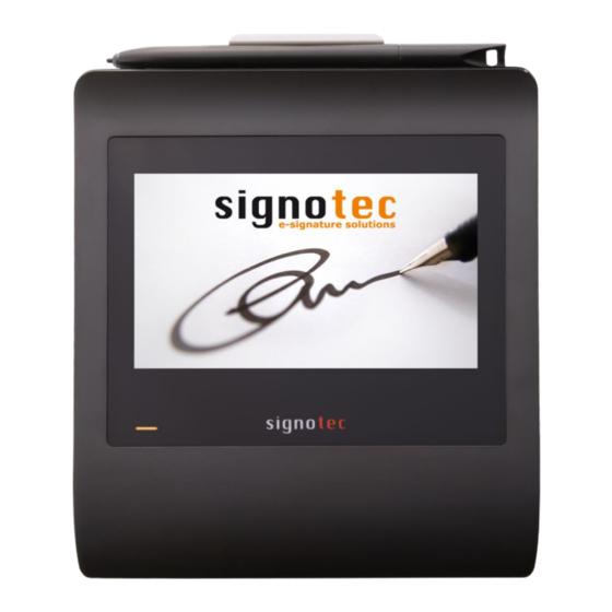 Signotec Gamma User Manual
