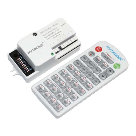 Hytronik HCD418/DH Manual