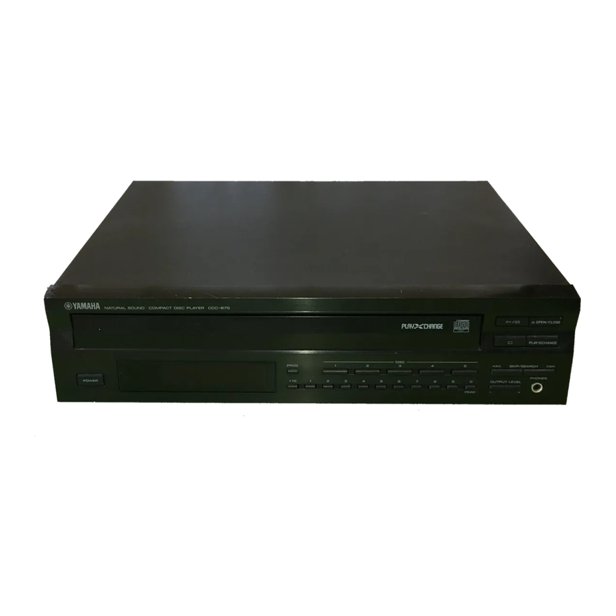Yamaha CDC-575 Service Manual