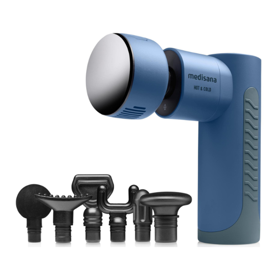 Medisana MG 600 Quick Start Manual