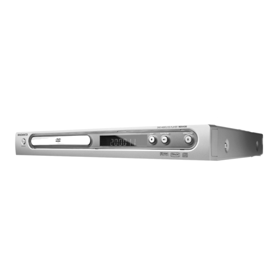 Magnavox  MDV430 User Manual