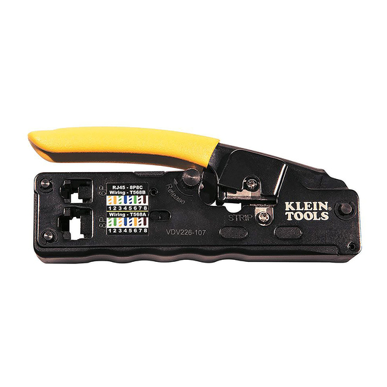 Klein Tools VDV226-107 Manual