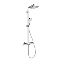 Hans Grohe Crometta E 240 Varia Showerpipe Instructions For Use/Assembly Instructions