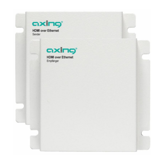 axing HoE 1-00 Operation Instructions Manual