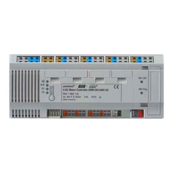 SOMFY animeo EIB / KNX 4 AC Motor Controller WM/ DRM 220-240V AC Wiring Diagram