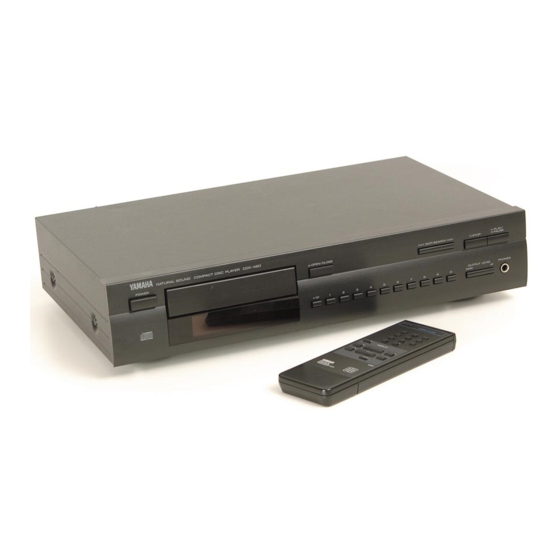 Yamaha CDX-880 Owner's Manual
