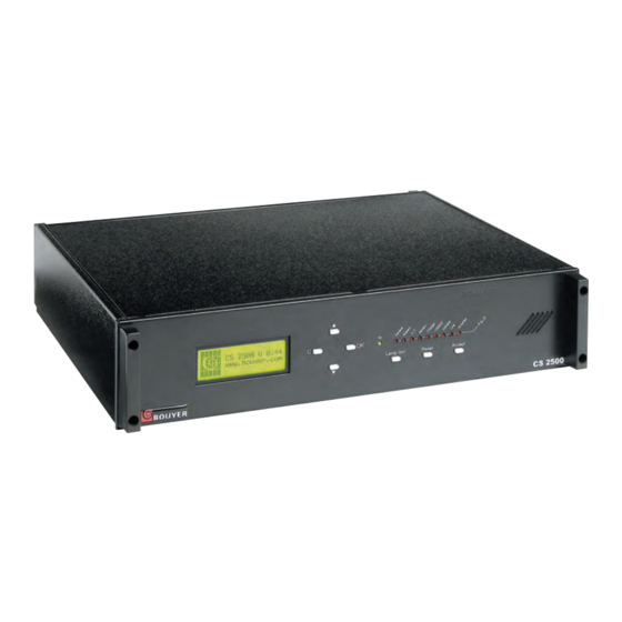 Bouyer CS 2500 Manual