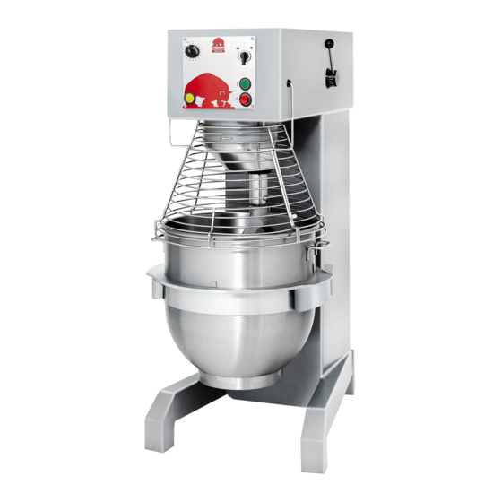 User Manuals: Varimixer V150PLM Planetary Mixer