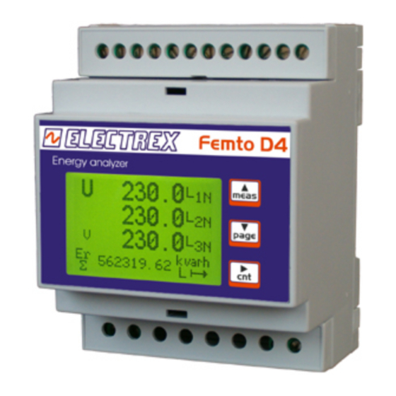 Electrex FEMTO D4 DC Installation Manual