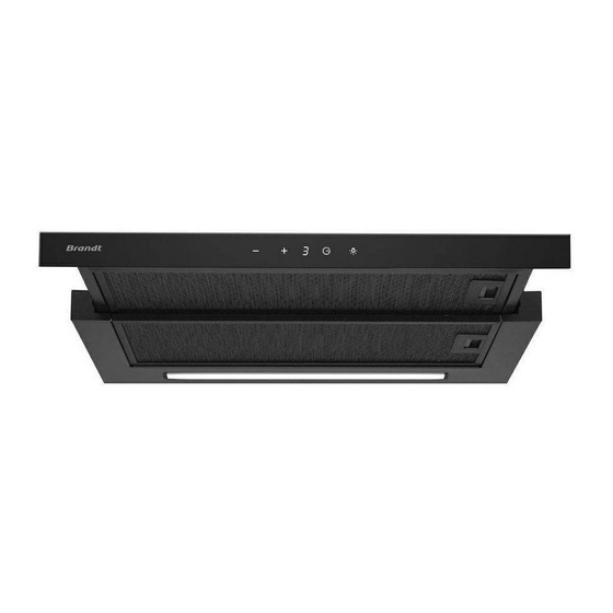 Brandt BHT2611B Instruction On Mounting And Use Manual