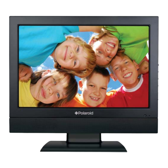 Polaroid TDX-01530B - 15.4" 720p LCD HDTV User Manual