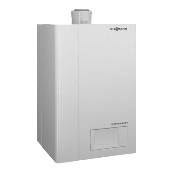 Viessmann Vitodens 200 Service Instructions Manual