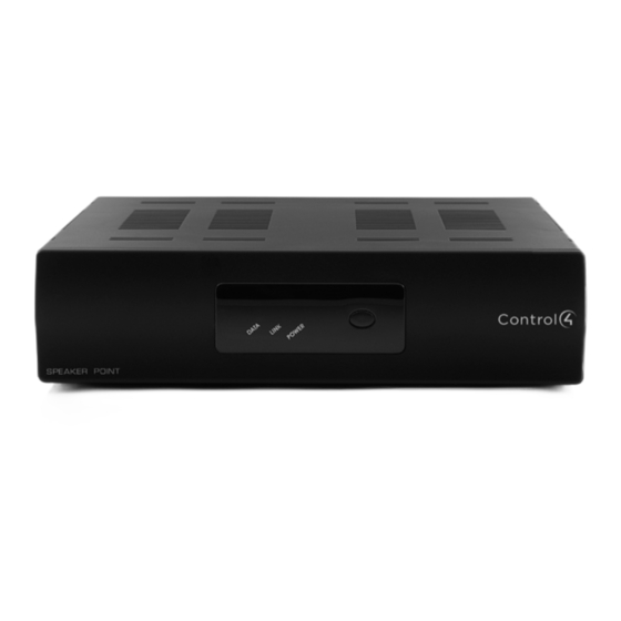 Control 4 AVE-RAA1-B Installation Manual