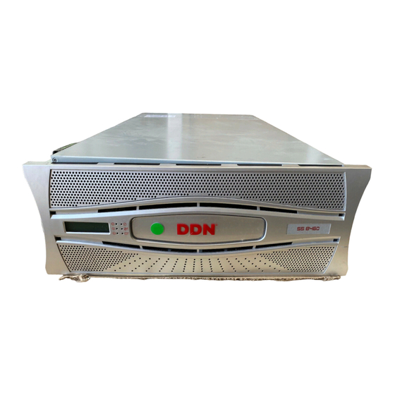 DDN Storage StorageScaler8460 Manual