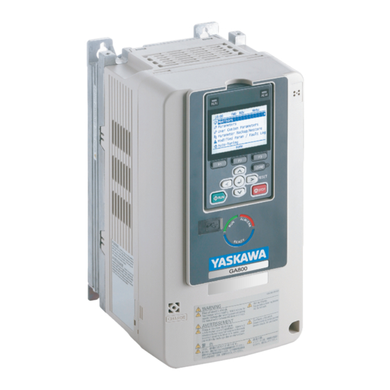 YASKAWA T103 Installation & Primary Operation