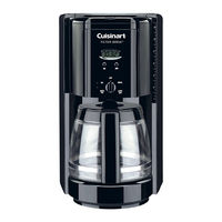Cuisinart DCC-1000R - Programmable 12 Cup Coffee Maker Instructions Manual