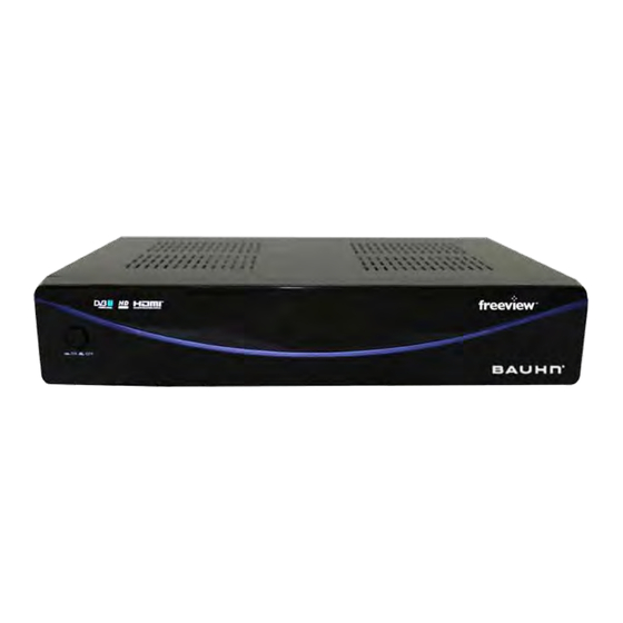 User Manuals: Bauhn freeview AP-HDF1S Set Top Box
