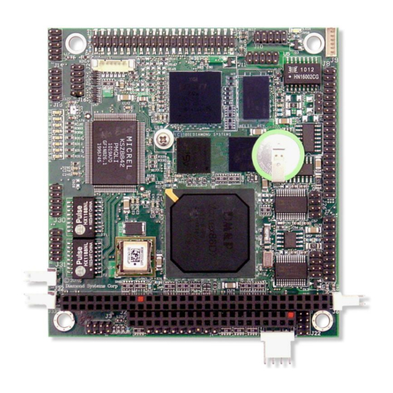 Diamond Systems HELIX SINGLE BOARD COMPUTER Manual