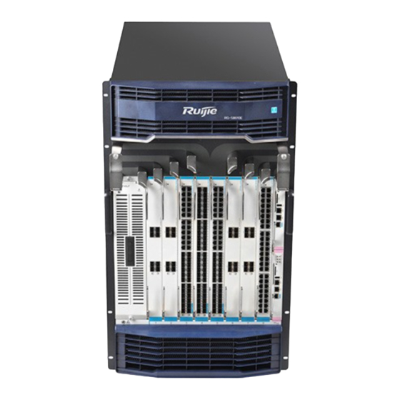 Ruijie Networks RG-S8605E Hardware  Installation And Reference Manual