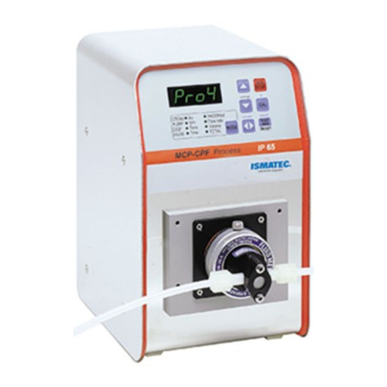 Ismatec MCP-CPF Process Operating Manual