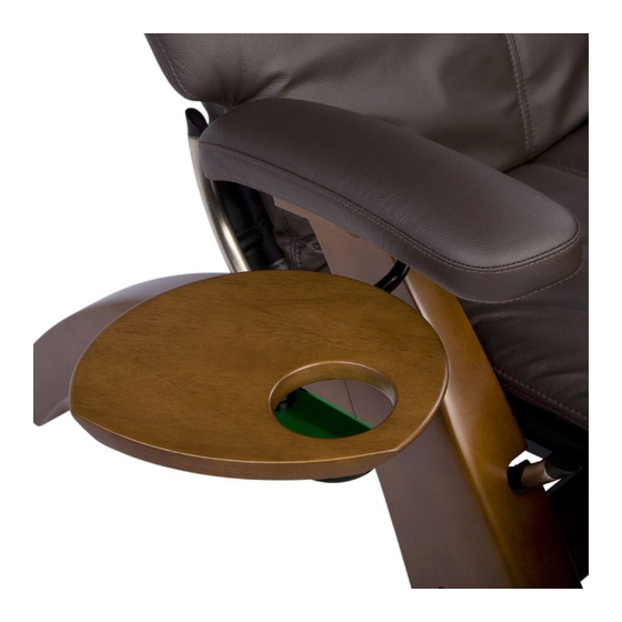 Human Touch Perfect Chair Accessory Table Installing