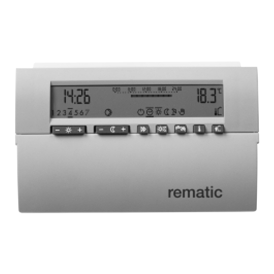 REMEHA rematic Q100 Assembly Instructions Manual