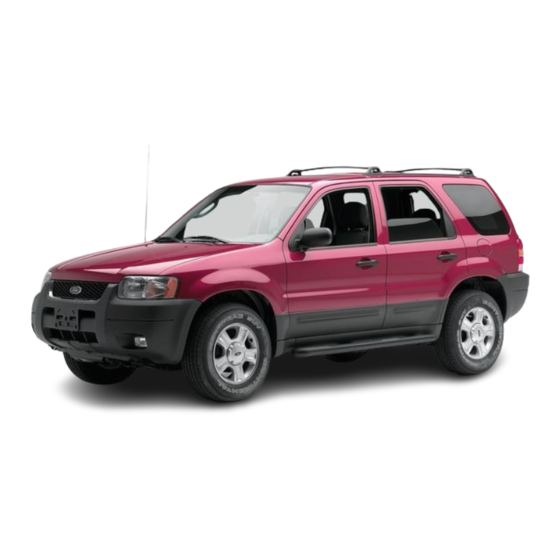 Ford Escape Owner's Manual