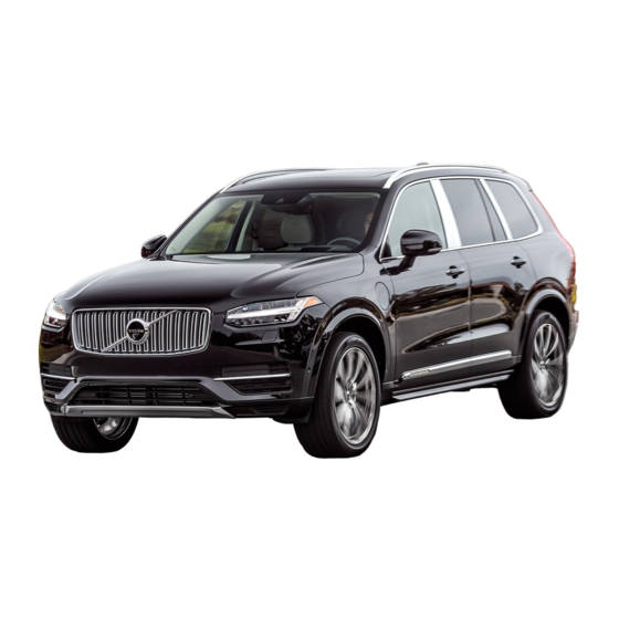 Volvo XC 90 EXCELLENCE 2018 Owner's Manual Supplement