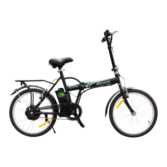 Archos Cyclee Quick Start Manual